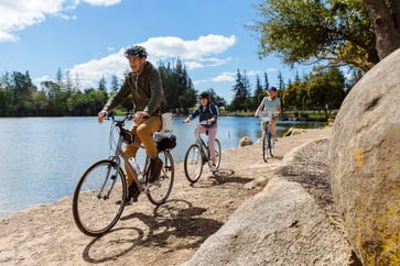 Biking with the Caire FreeStyle Comfort