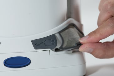 Replacing particle filter