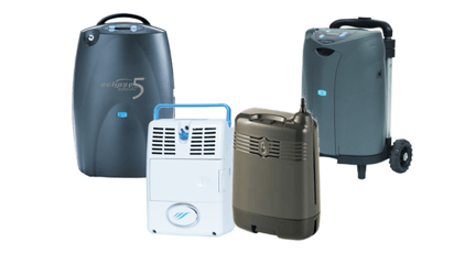 Portable oxygen concentrators