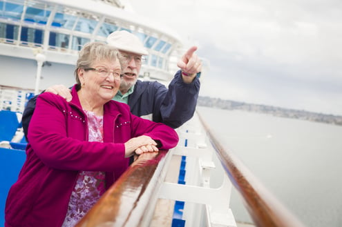 couple on a cruise