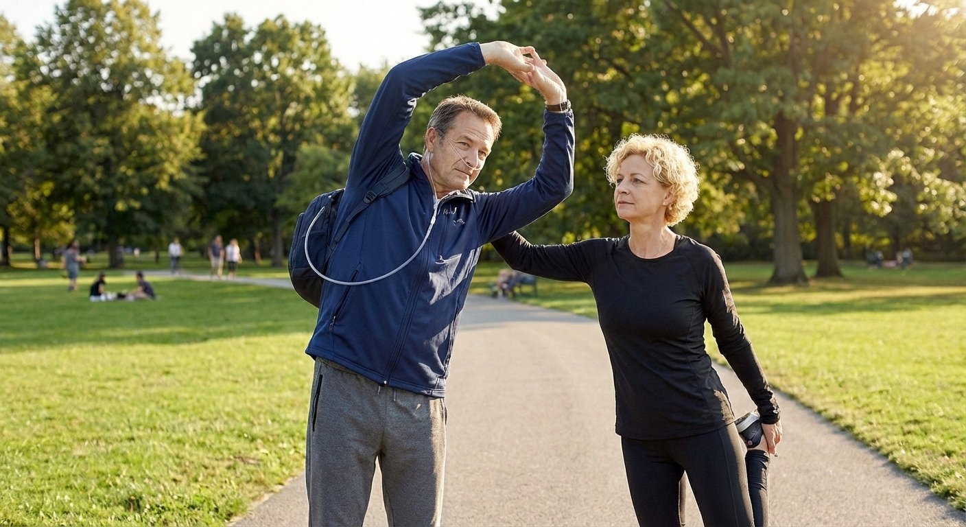 couple-excersie-park