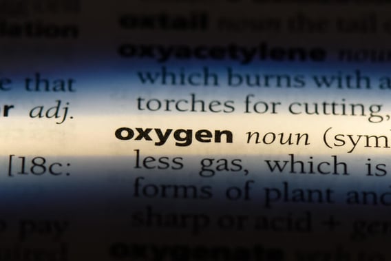 Oxygen in a dictionary