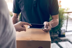 Man delivering a package