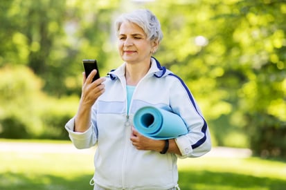 Woman exercising