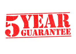 5 year guarantee