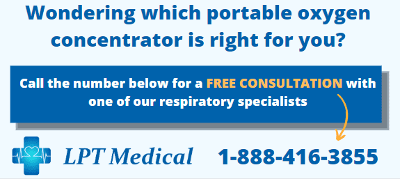 Contact us for a free portable oxygen concentrator consultation!