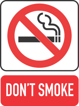 Quit smoking sign